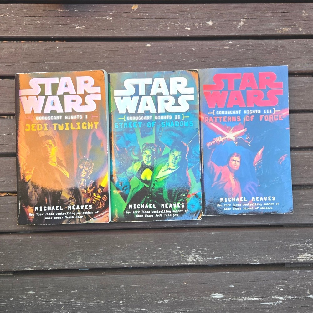 Star Wars Coruscant Nights Trilogy Jedi‎ Twilight Street Shadows Force